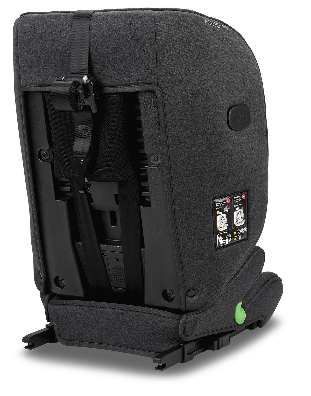 Kinderautositz 102-305-252 Flux Isofix Ext - Schwarz/Grau, Basics, Kunststoff/Textil (44/61.5/47cm) - Osann