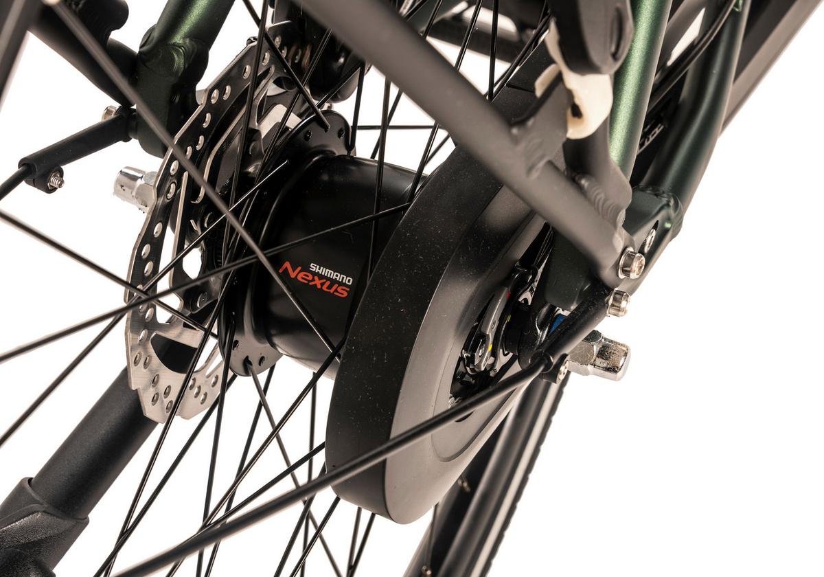 E-citybike British Grün - Grün, LIFESTYLE, Metall (180/70/100cm)