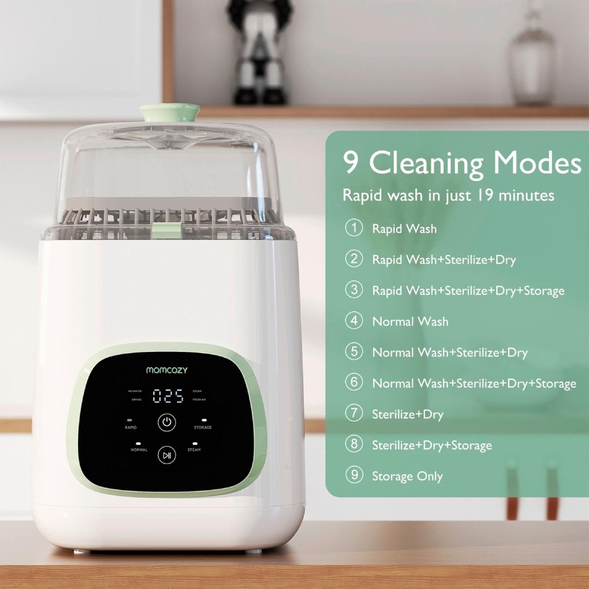 Dampfsterilisator weiß - Weiß, Basics, Kunststoff (45/46/33cm) - Momcozy