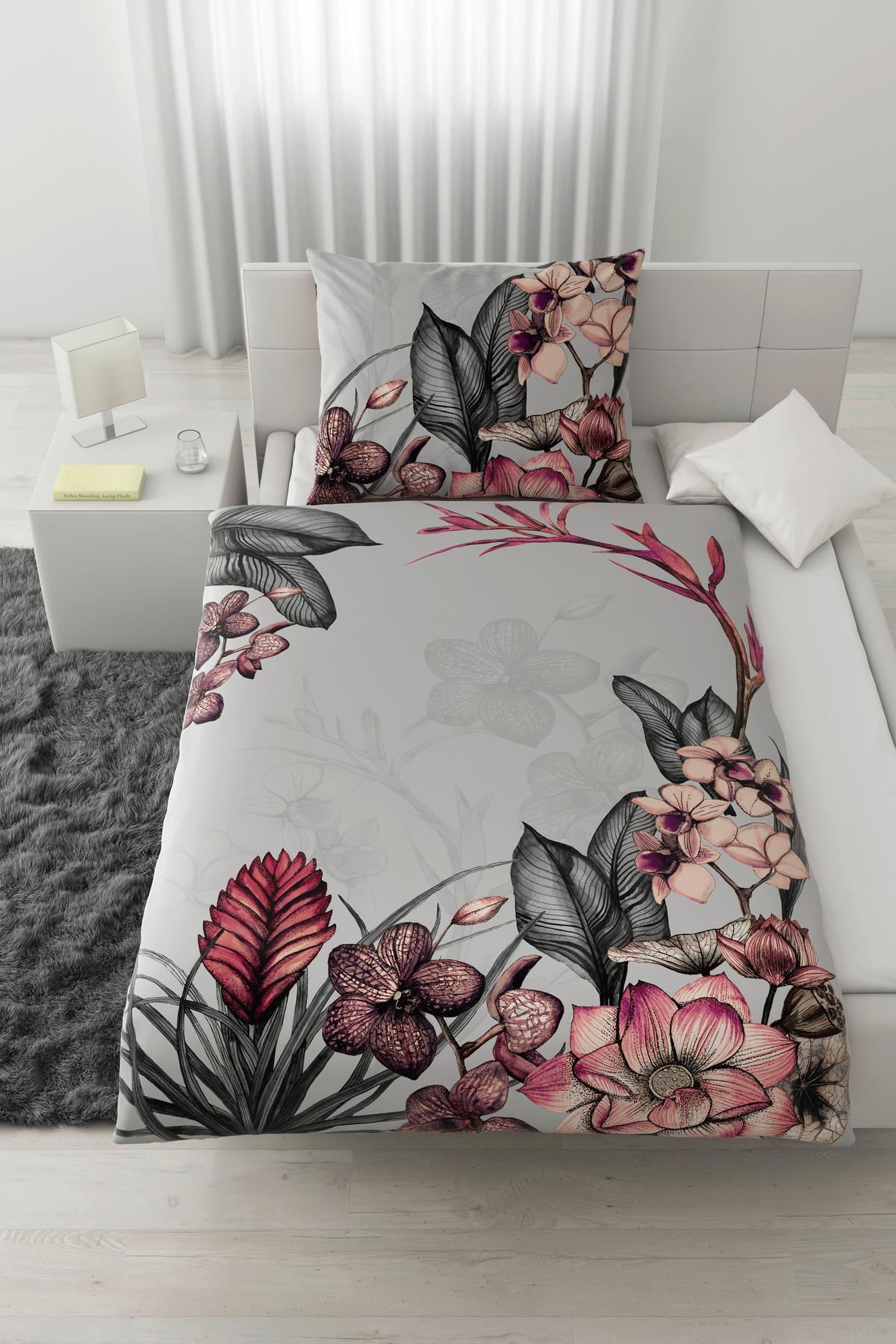 POSTEĽNÁ BIELIZEŇ CARTAXO, 70x90/140x200cm - sivá, Lifestyle, textil (140/200cm) - Modern Living