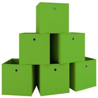 Faltbox Boxas Grün B: 27 cm - Grün, Basics, Kunststoff (27/28/27cm) - MID.YOU