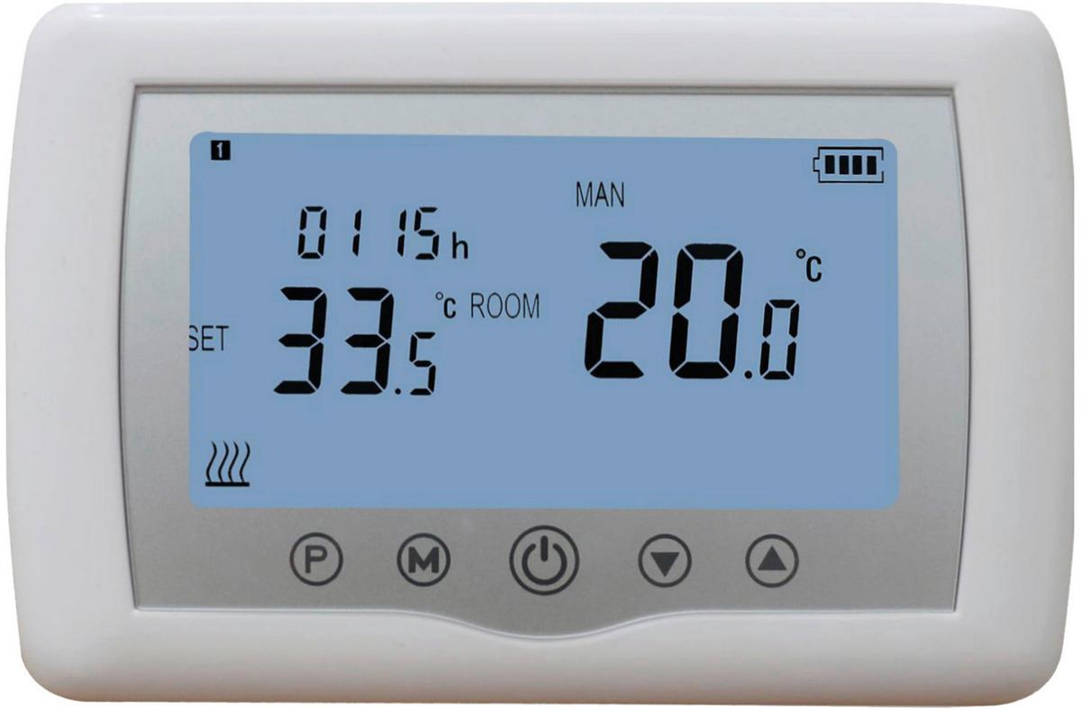 Thermostat 4402990120196 - Weiß, Basics, Kunststoff (13,5/8,8/2,2cm)