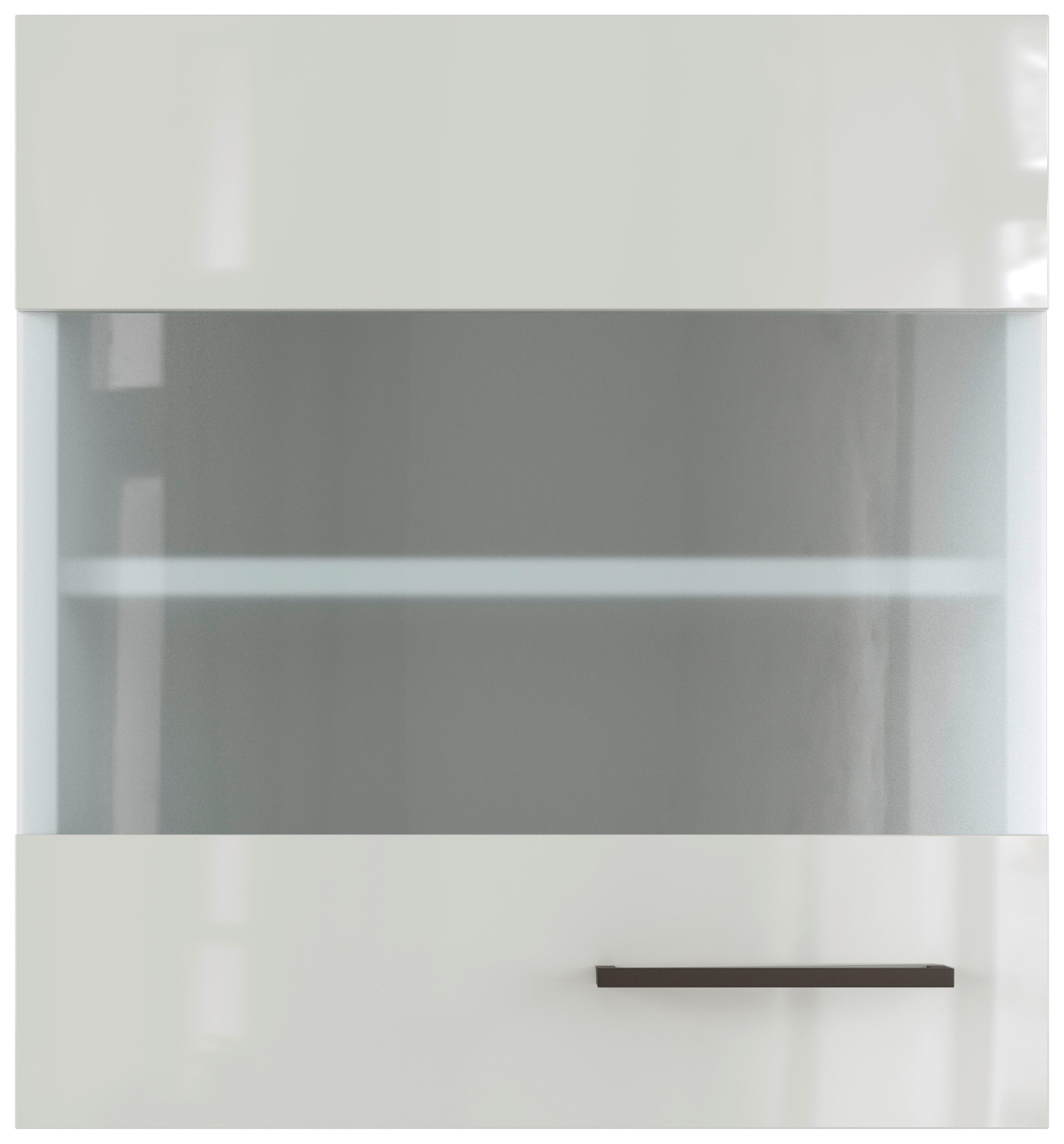 Horná kuchynská skrinka LEVI LEVI - čierna/sivá, Modern, kov/kompozitné drevo (50/54/32cm) - FlexWell
