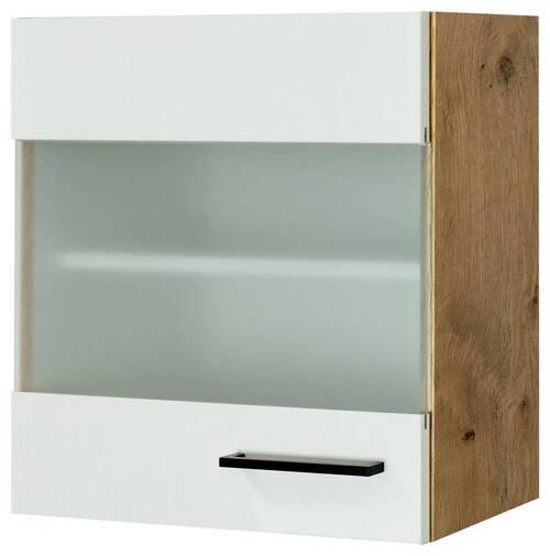 Küchenoberschrank Avila Eichefarben/Magnolie B: 50 cm - Eichefarben/Magnolie, KONVENTIONELL, Holzwerkstoff (50/54,8/32cm) - FlexWell