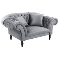 Xxl-sessel Cupido - Schwarz/Grau, Design, Textil (180/94/103cm) - MID.YOU