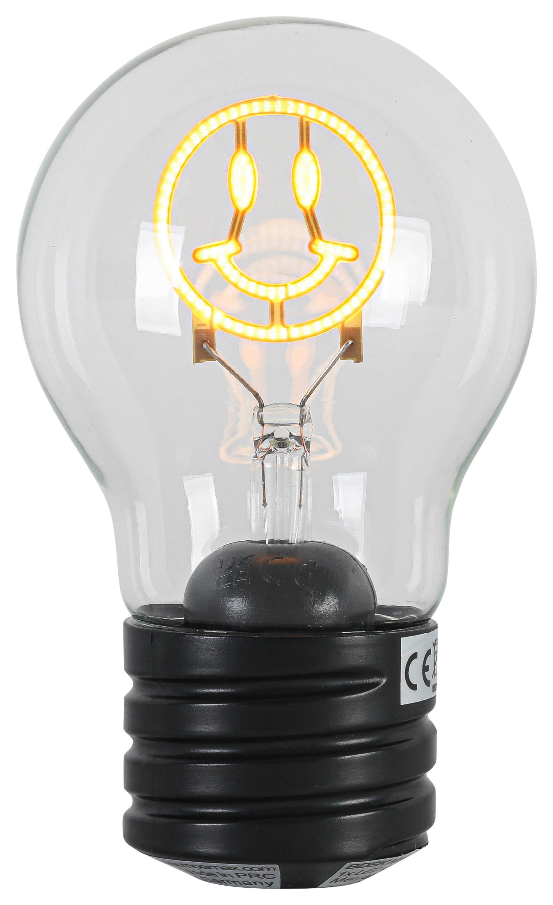 DEKORAČNÍ LED SVÍTIDLO BIRNI - černá/průhledné, Moderní, kov/plast (7/12cm) - Mömax
