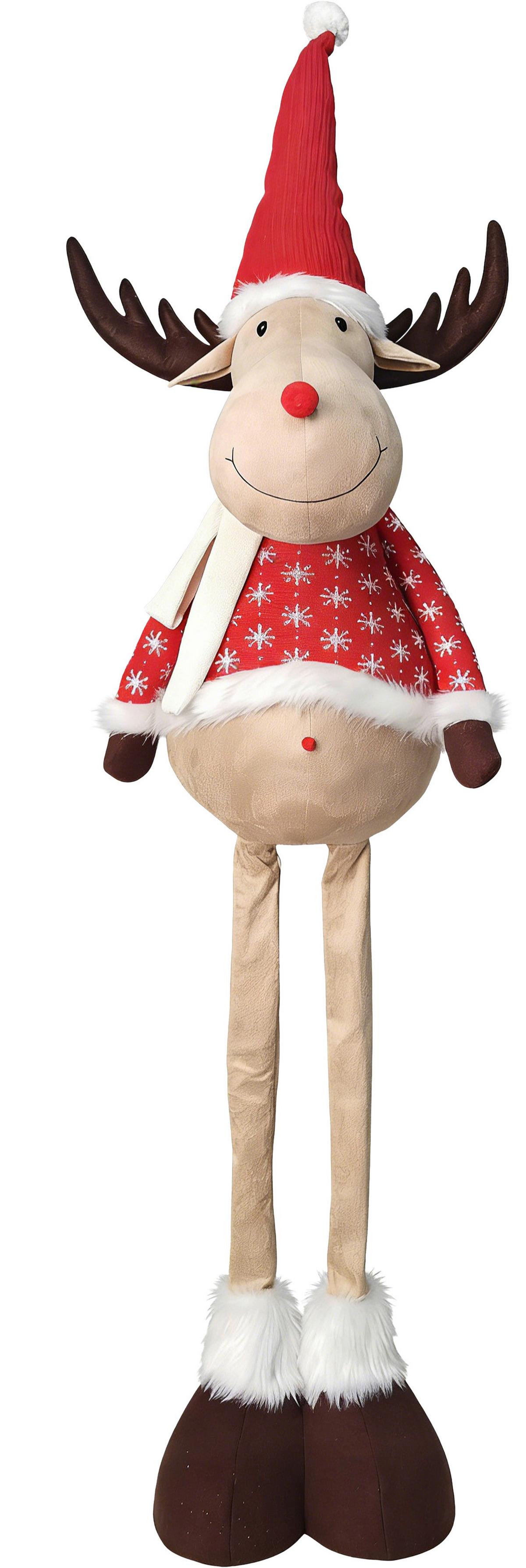 Skřítek DONN - bílá/červená, Konvenční, kov/textil (42/160/40cm) - Mömax