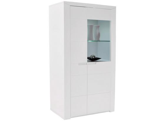 Vitrína Bree - biela, Moderný, kompozitné drevo (95/159/37,7cm) Vitrína Bree - biela, Moderný, kompozitné drevo (95/159/37,7cm)