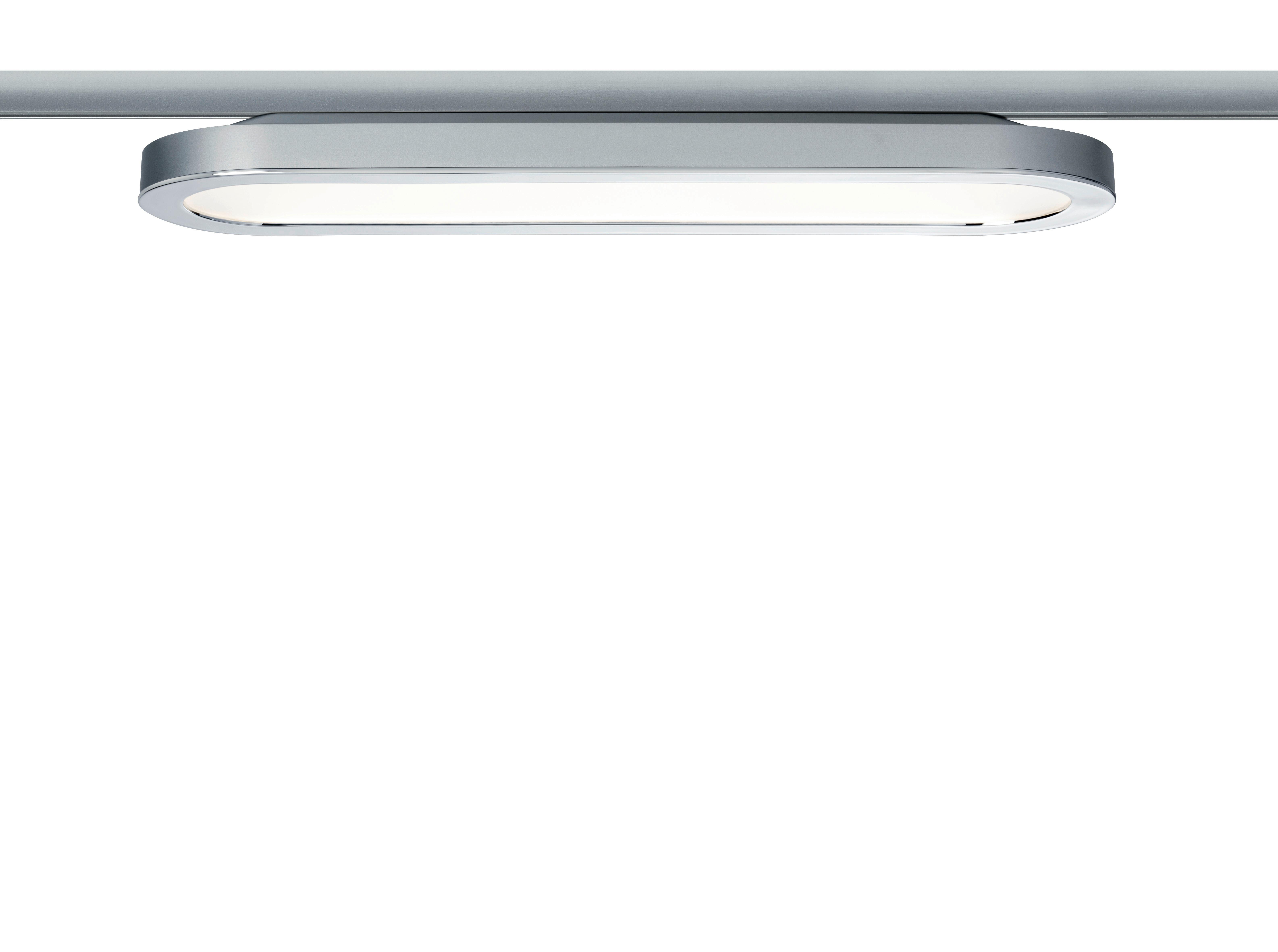 Schienensystem Urail Strahler 95319 Flach - Chromfarben, Design, Kunststoff (38/3,5/11cm) - Paulmann