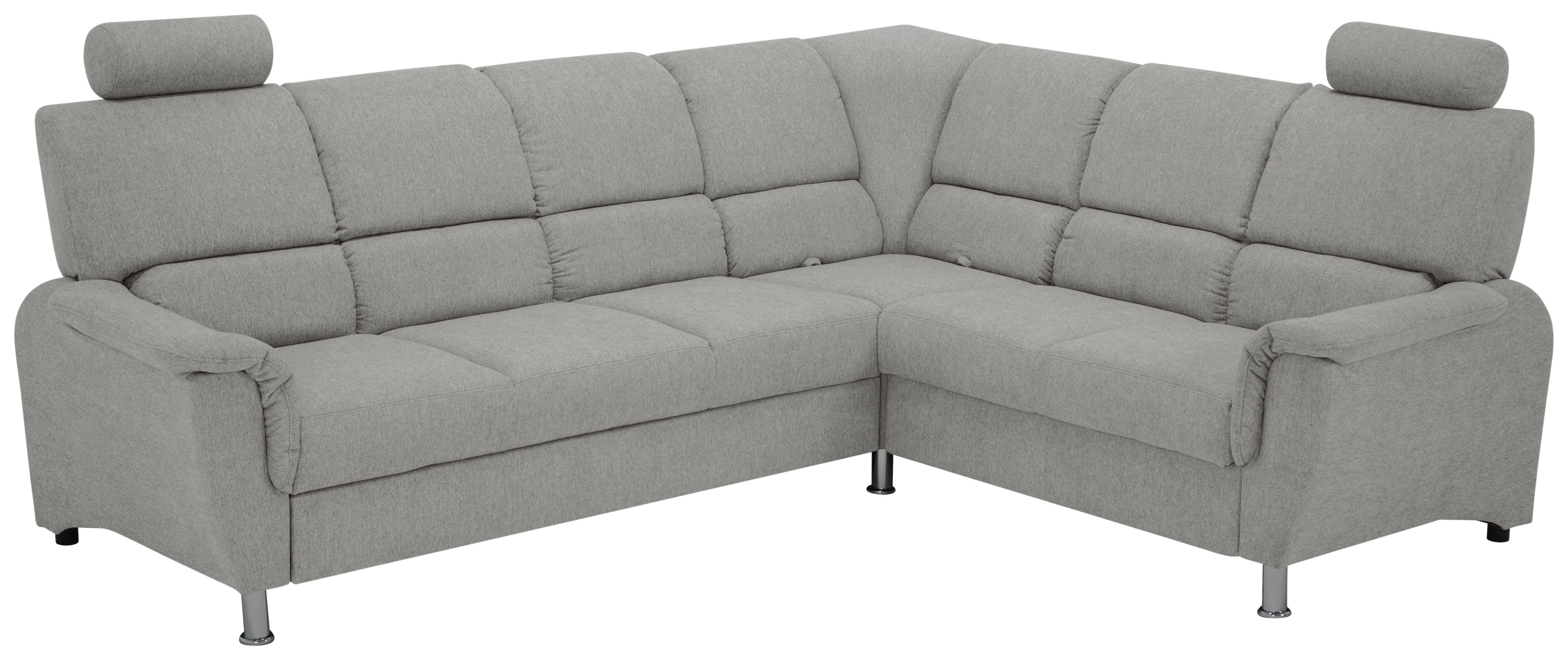 Sedačka MARSYLIA, pravá, šedá - šedá, Design (270/219cm) - MID.YOU