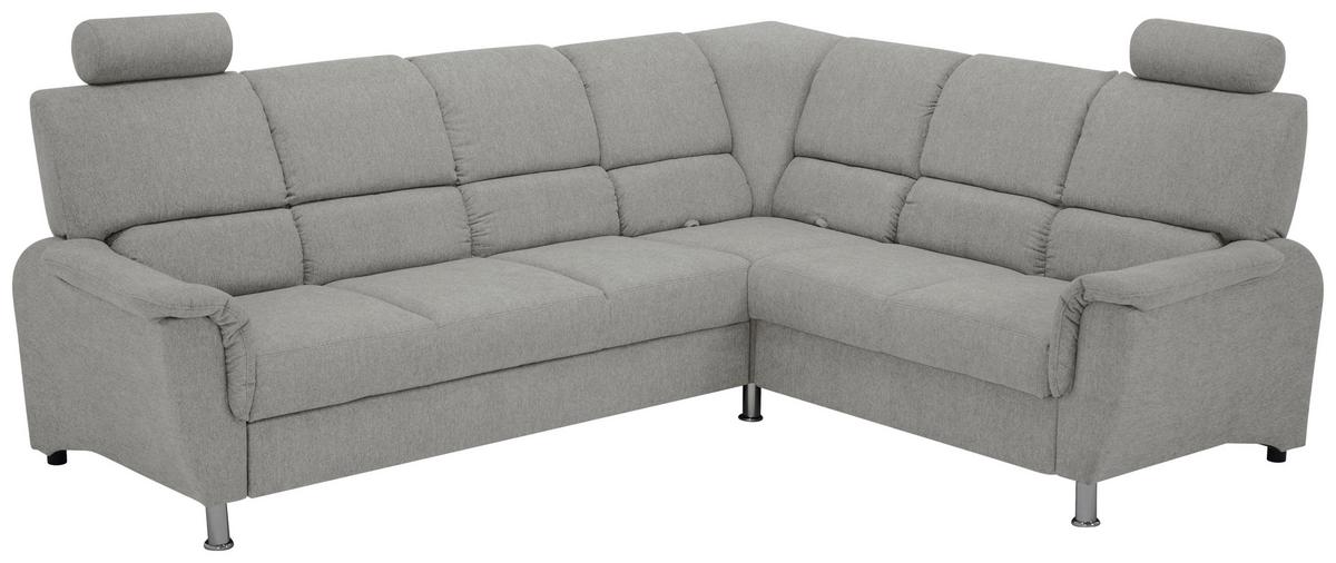 Sedačka MARSYLIA, pravá, šedá - šedá, Design (270/219cm) - MID.YOU
