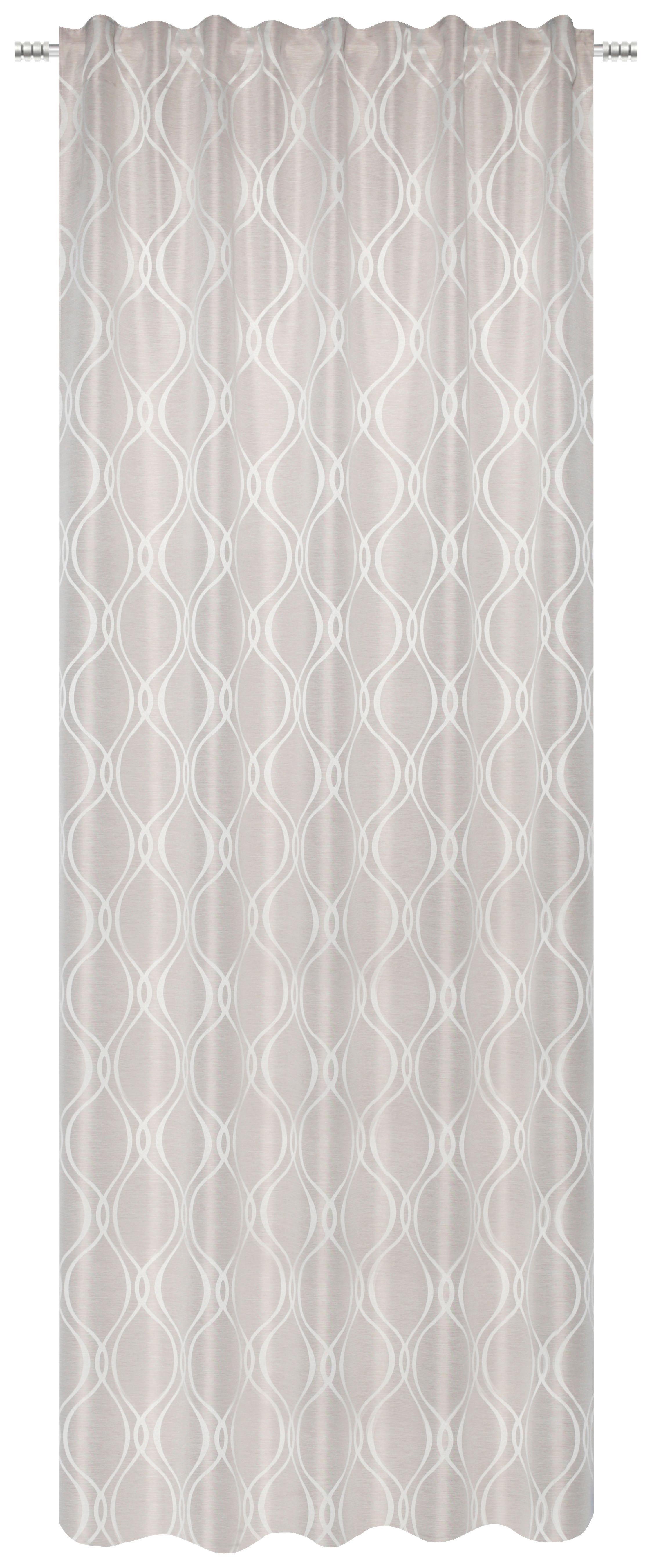 Fertigvorhang Wilma - Beige, ROMANTIK / LANDHAUS, Textil (135/245cm) - James Wood