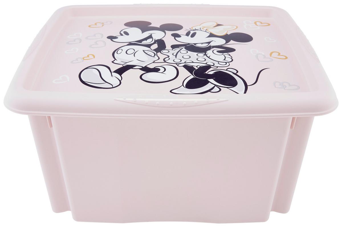 Aufbewahrungsbox Karolina Stapelbar Kunststoff 24l Rosa - Rosa, Basics, Kunststoff (42,5/35,5/22,5cm)