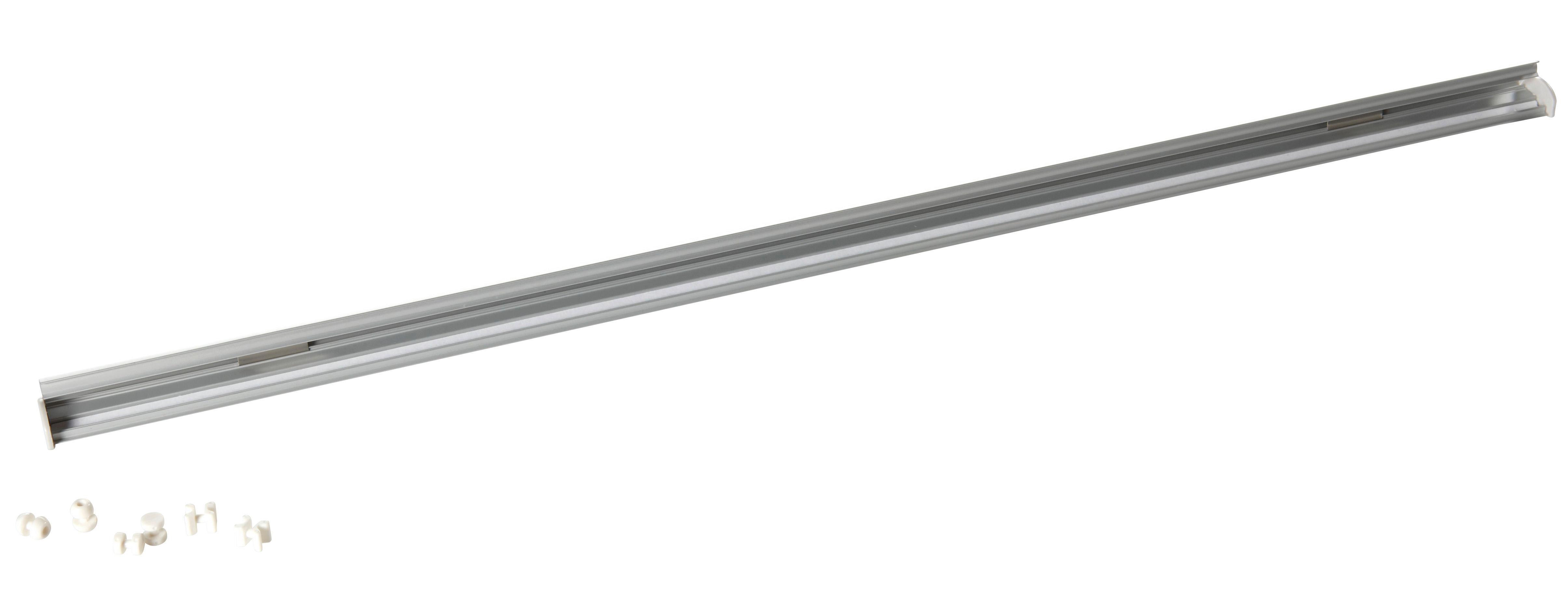Panelová koľajnica JOACHIM, 60cm - hliníková, kov (60cm) - Modern Living