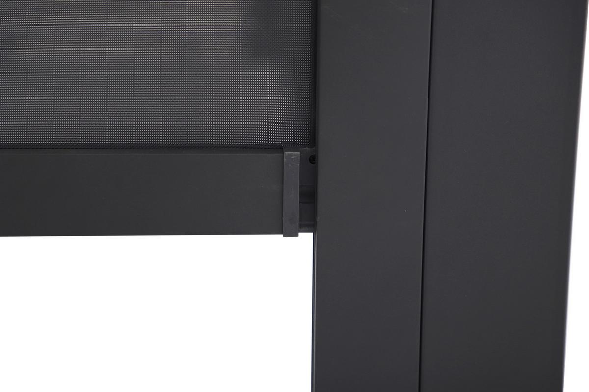 Kurbelrollo Für Pergola Origin Aluminium, Bxh:ca. 278x231,5cm - Anthrazit, Basics, Metall (278/231,5/9cm) - Gardenson