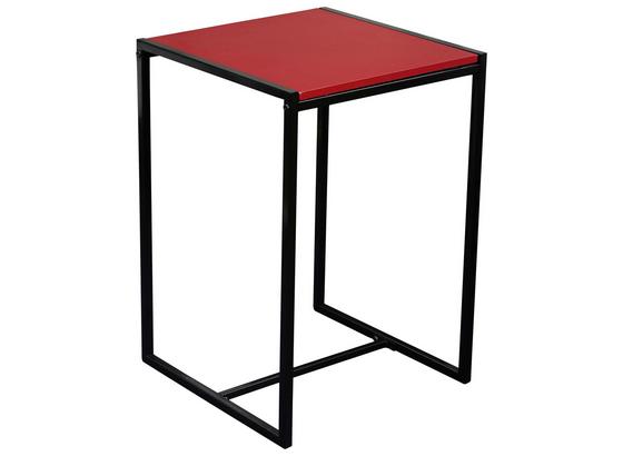 Beistelltisch Bali - Rot/Schwarz, MODERN, Holzwerkstoff/Metall (39/58/39cm) Beistelltisch Bali - Rot/Schwarz, MODERN, Holzwerkstoff/Metall (39/58/39cm)