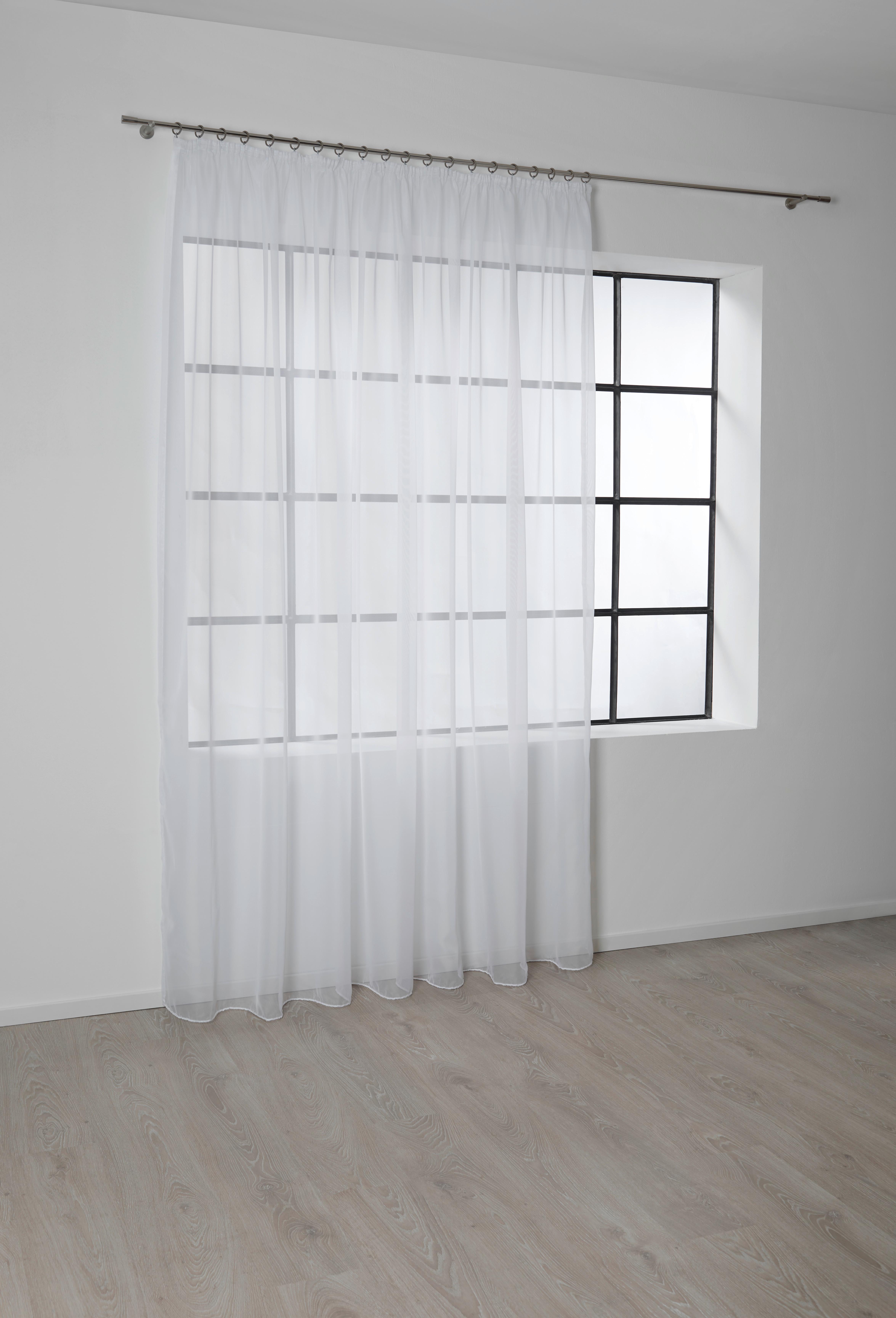KUSOVÁ ZÁCLONA ANNA STORE 4 - bílá, Konvenční, textil (300/300cm) - Based
