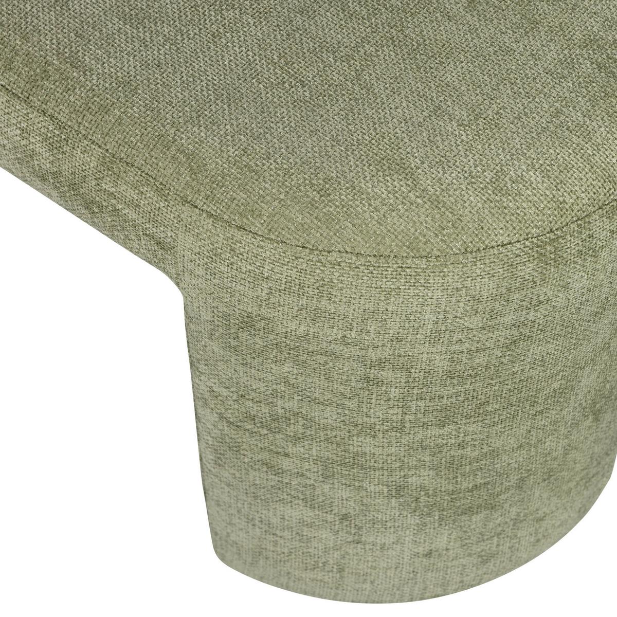 Sitzbank Jacob Olivgrün B: 130 cm - Olivgrün, Design, Textil (130/46/46cm) - Livetastic