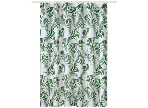 Záves Do Sprchovacieho Kúta Lenara - biela/tmavozelená, Trend, textil (180/200cm) - Mömax modern living Záves Do Sprchovacieho Kúta Lenara - biela/tmavozelená, Trend, textil (180/200cm) - Mömax modern living