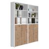 Office Edition B: 168,6 cm Eichefarben/Weiß - Eichefarben/Weiß, MODERN, Holzwerkstoff (168,8/227,2/33cm) - MID.YOU