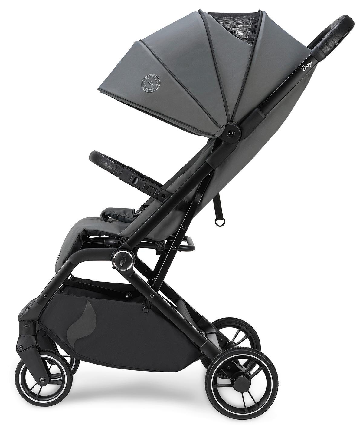 Buggy Boogy 2 Stone Grau, B/H/T: 51x105x84,5 - Dunkelgrau/Schwarz, Basics, Textil/Metall (51/105/84,5cm) - Osann