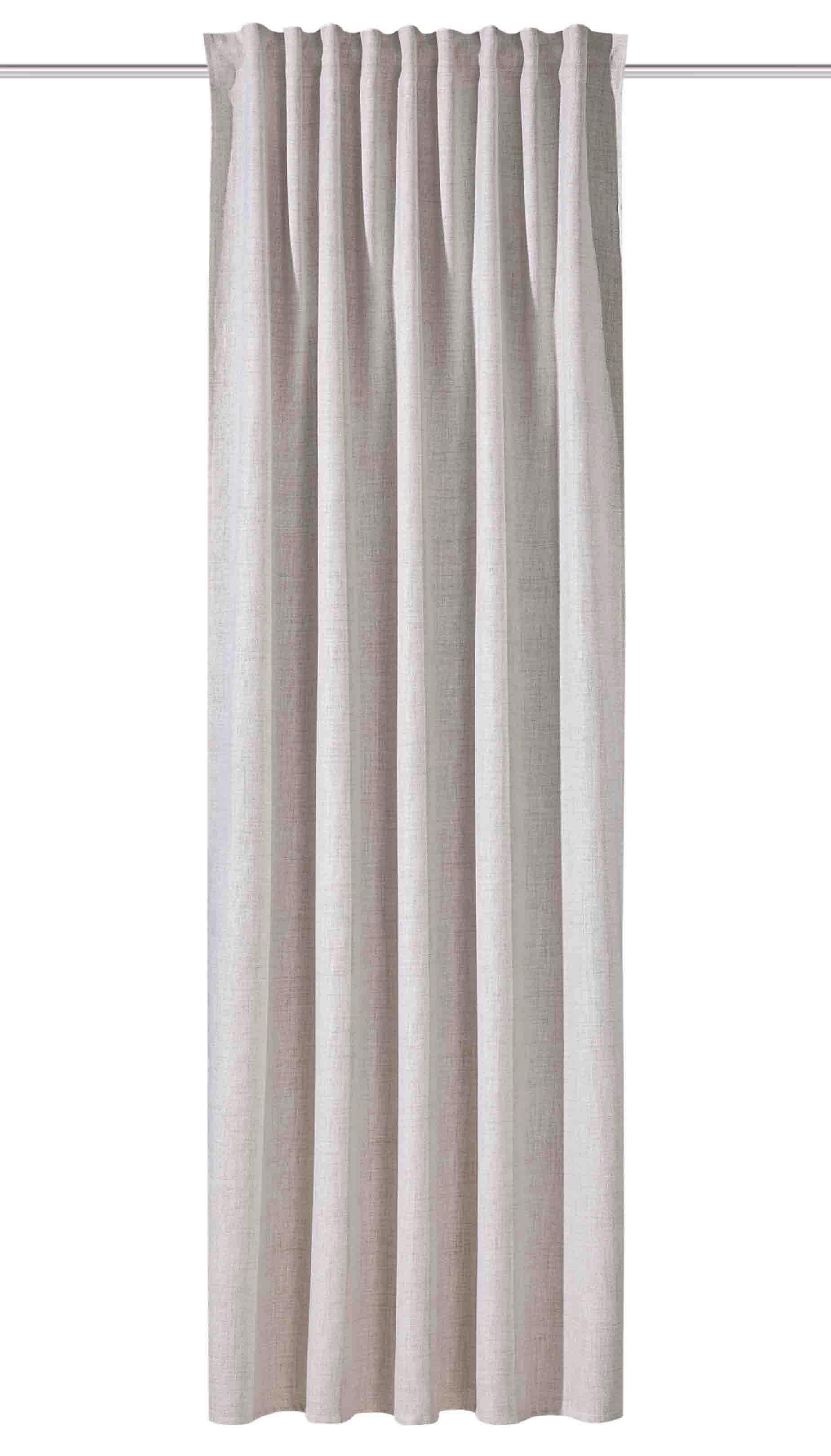 Fertigvorhang Hadina - Naturfarben, Basics, Textil (140/300cm)