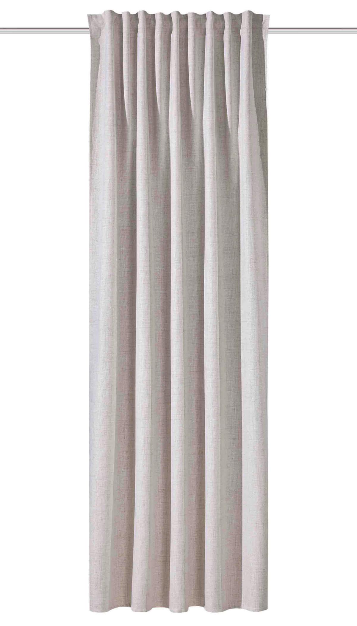 Fertigvorhang Hadina - Naturfarben, Basics, Textil (140/300cm)