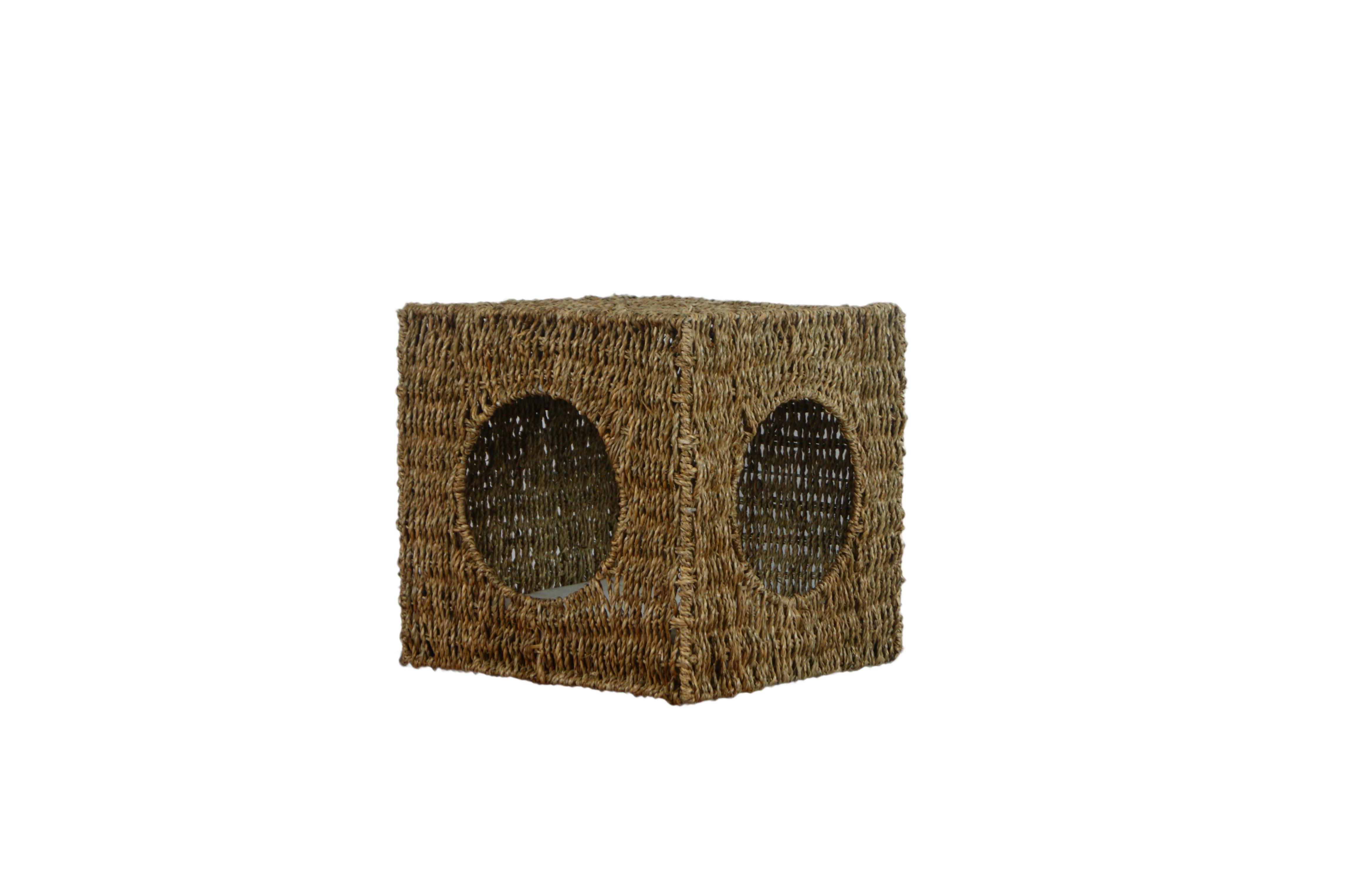 Tierhöhle Felix Naturfarben L: 33 cm - Naturfarben, Natur, Naturmaterialien/Metall (33/33/33cm)
