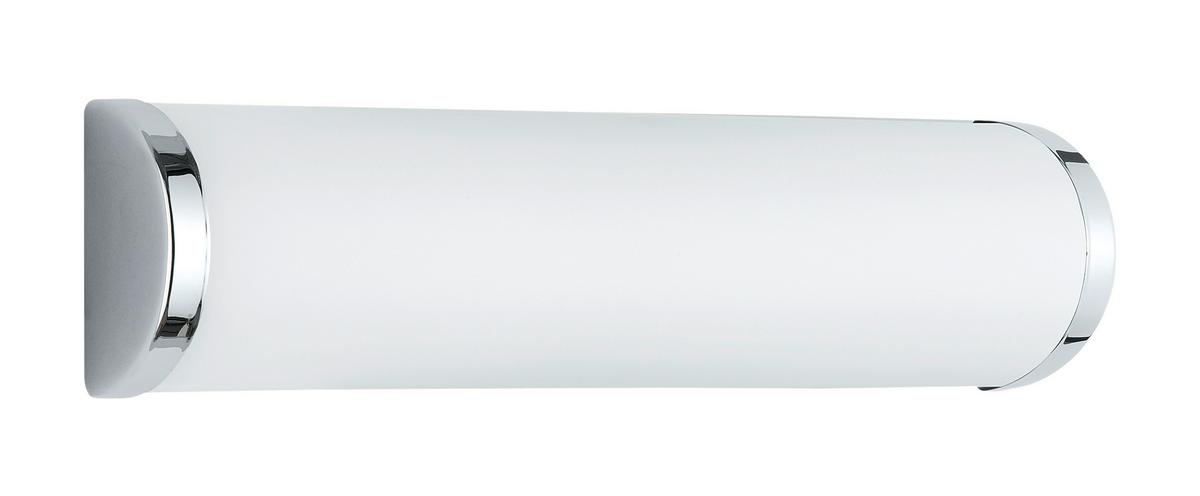 Bad-Wandleuchte Ip21 2-Flammig mit Opalglas, Satiniert - Chromfarben/Opal, Design, Glas/Metall (30,5/8,3/6,3cm) - Trio Leuchten