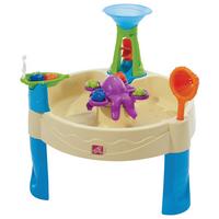 Sand- Und Wassertisch 840199 - Blau/Beige, KONVENTIONELL, Kunststoff (80/72,4/80cm) - Ambia Garden