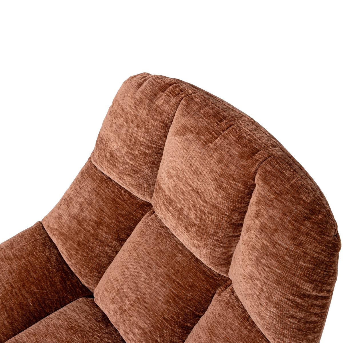 Sessel Elvi Rostfarben B: 73cm - Rostfarben/Braun, Design, Textil (73/81/84cm) - Livetastic