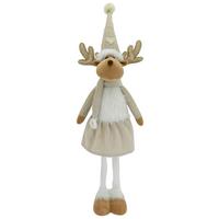 Škriatok NINA - biela/béžová, Konventionell, kov/textil (32/98/21cm) - Mömax