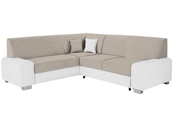 Sedacia Súprava Miami - biela/béžová, Basics, drevo/textil (210/260cm) - Ombra Sedacia Súprava Miami - biela/béžová, Basics, drevo/textil (210/260cm) - Ombra