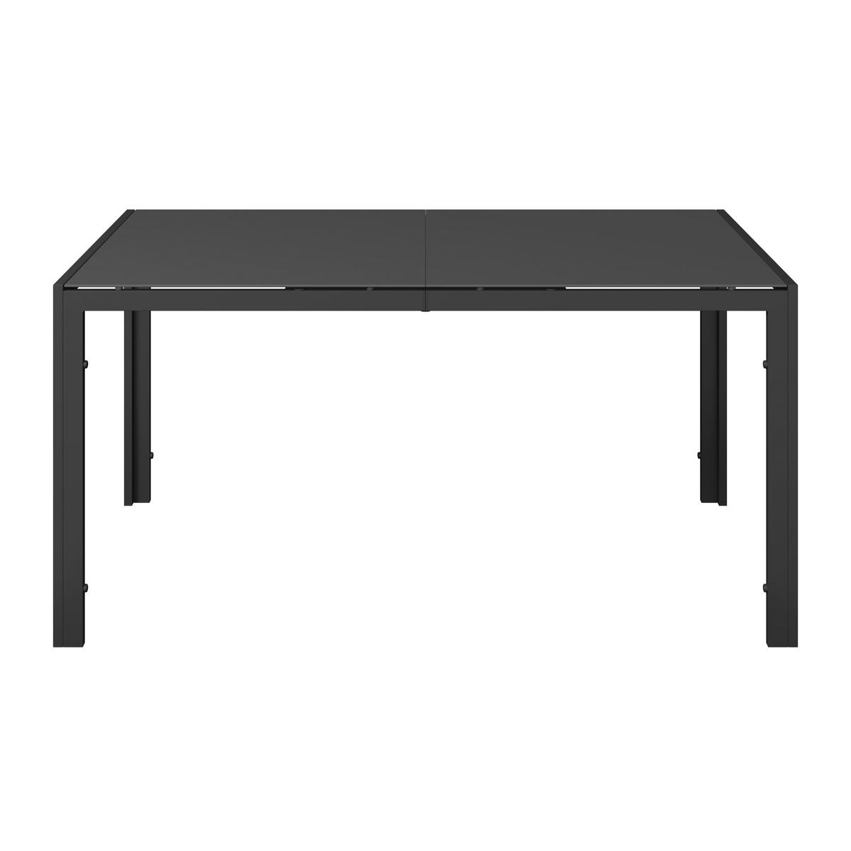 Gartenset Barcelona - Dunkelgrau, MODERN, Glas/Textil (150/73/80cm) - Beldano