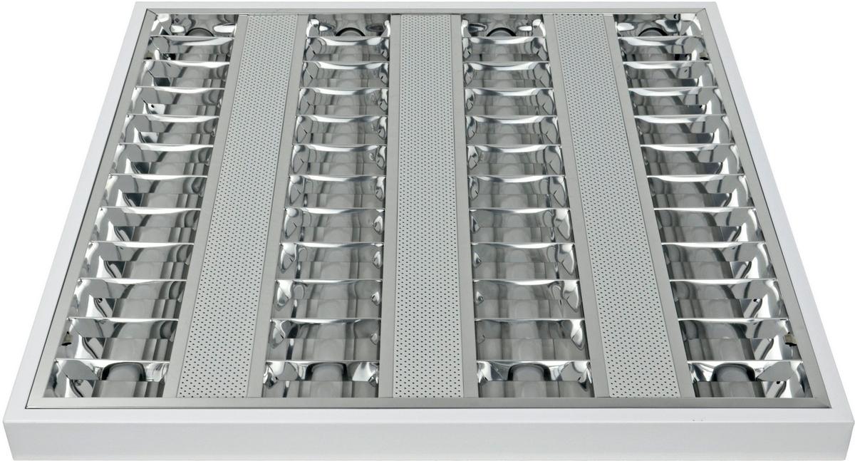 LED-DECKENLEUCHTE 2414501420196 - Weiß, Basics, Metall (62/62/4cm)