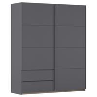 Schwebetürenschrank Stoke Grau B: 175 cm - Grau, MODERN, Holzwerkstoff (175/210/59cm) - Rauch Möbel