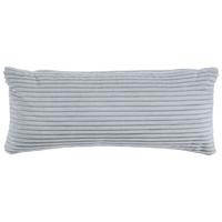 Ecksofa Mit Zierkissen Pearl Grau 303x196 Cm - Schwarz/Grau, Design, Textil (303/196cm) - Livetastic
