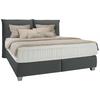 Postel boxspring Fog 180x200cm,antracit - barvy stříbra/antracitová, Lifestyle, textil/plast (180/200cm) - Premium Living