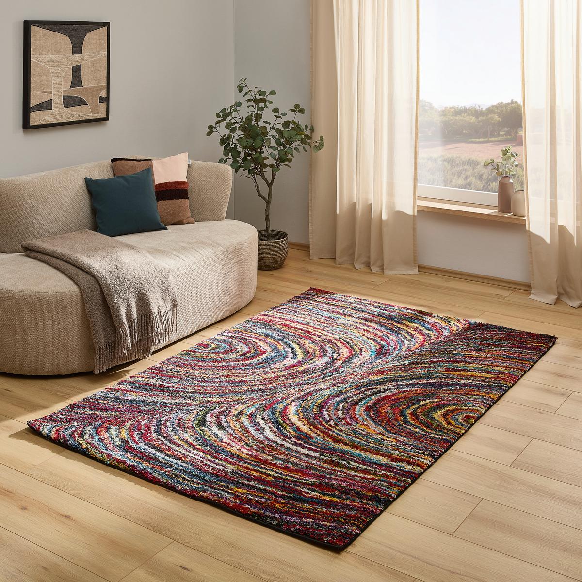 Webteppich Color Face Multicolor 140x200 cm - Multicolor, Trend, Textil (140/200cm) - Novel