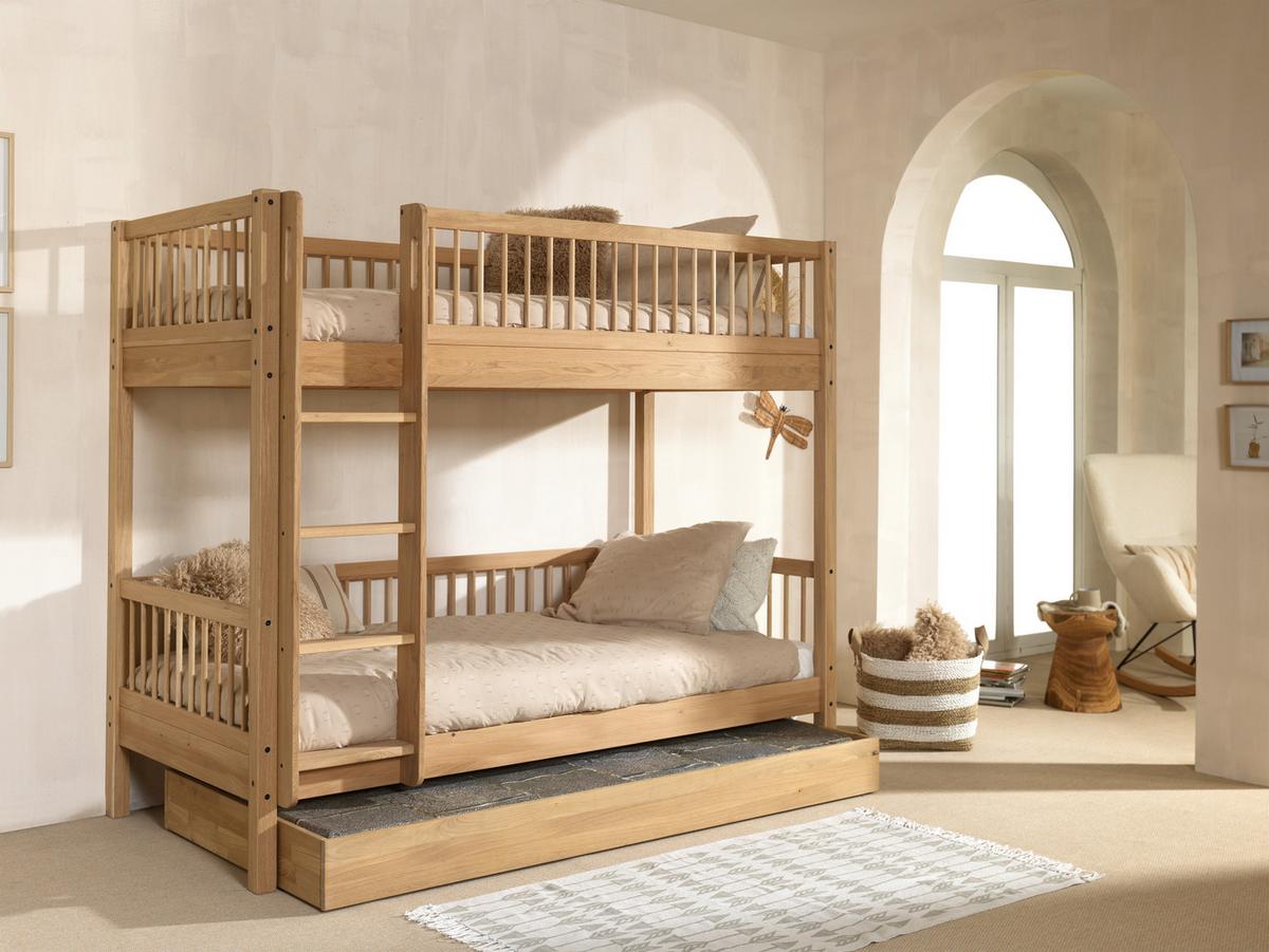 Etagenbett Forrest - Naturfarben, MODERN, Holz (90/200cm) - Vipack