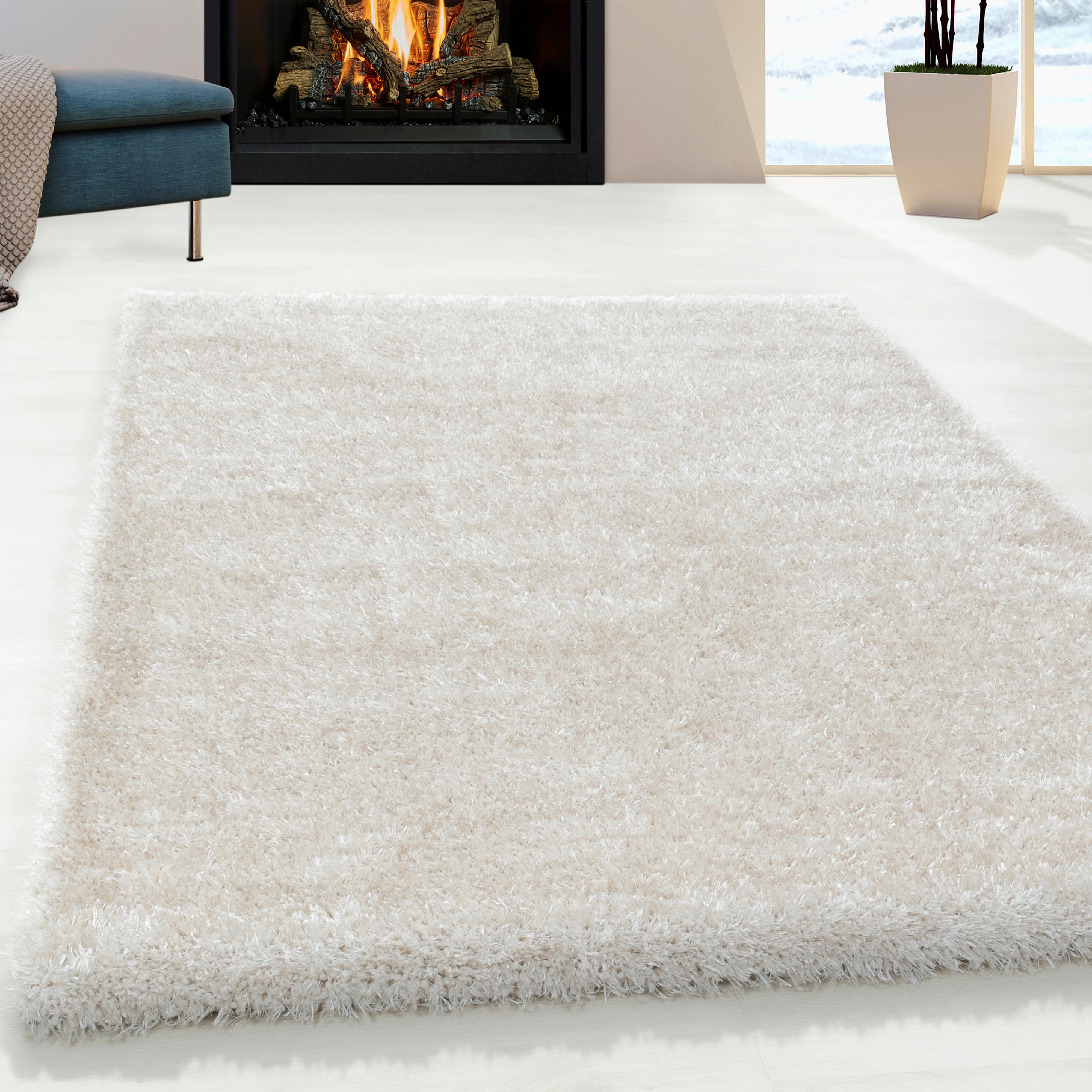 Hochflor Teppich Naturfarben Naturfaser Brilliant 60x110 Cm - Naturfarben, Basics, Textil (60/110cm)