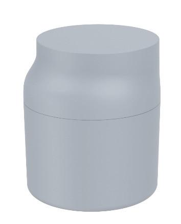 ORGANIZÉR NA KOSMETIKU Hug, 10/11,5cm, šedá - šedá, Moderní, plast (10/11,5cm) - Premium Living