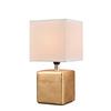 Stolní lampa Wanda V: 28,5cm, 25 Watt - barvy stříbra/barvy zlata, Moderní, kov/keramika (14,5/28cm) - Mömax