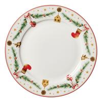 Mělký talíř HOLLY - vícebarevná, Basics, keramika (27/27/2cm)