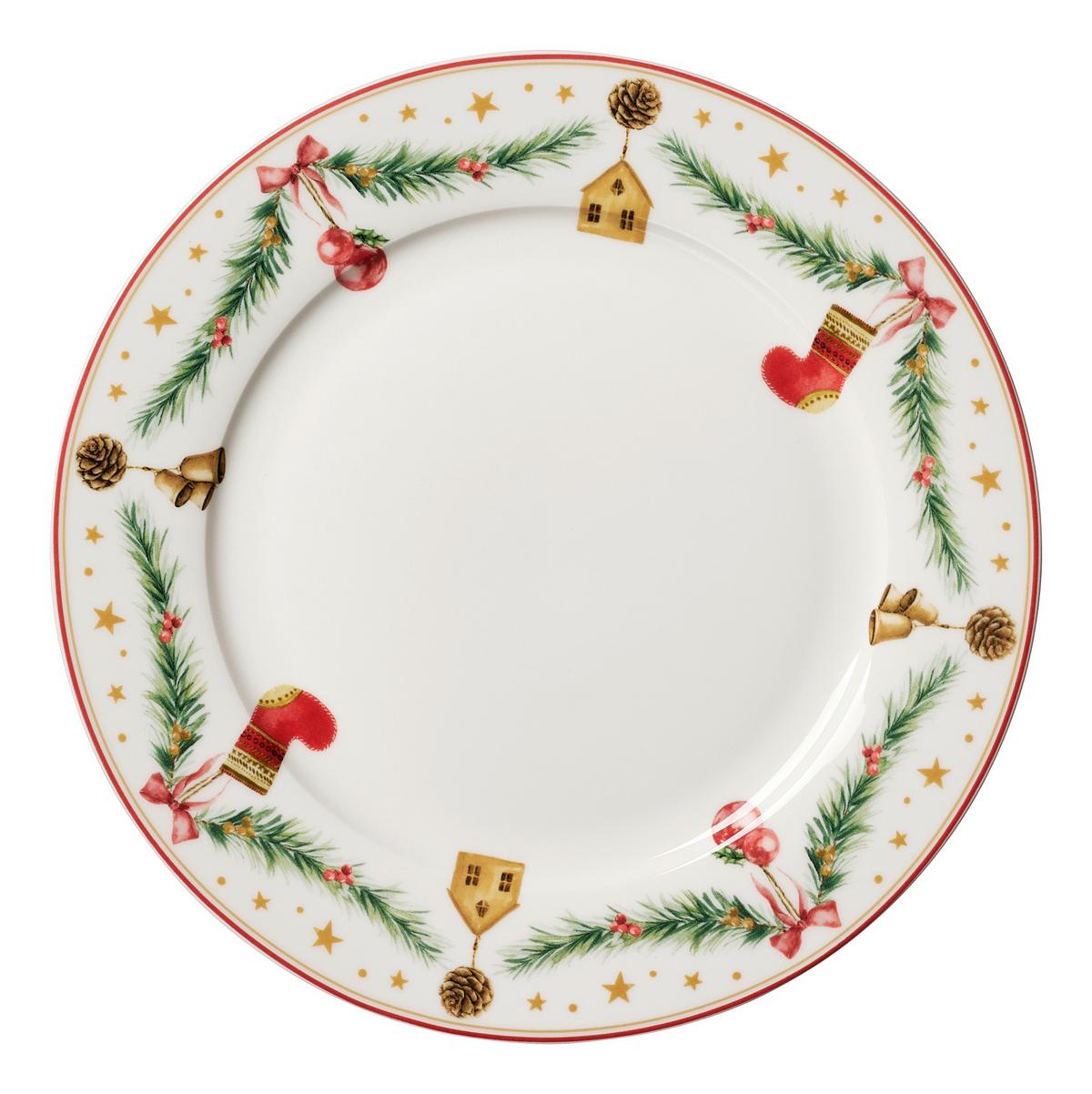 Mělký talíř HOLLY - vícebarevná, Basics, keramika (27/27/2cm)