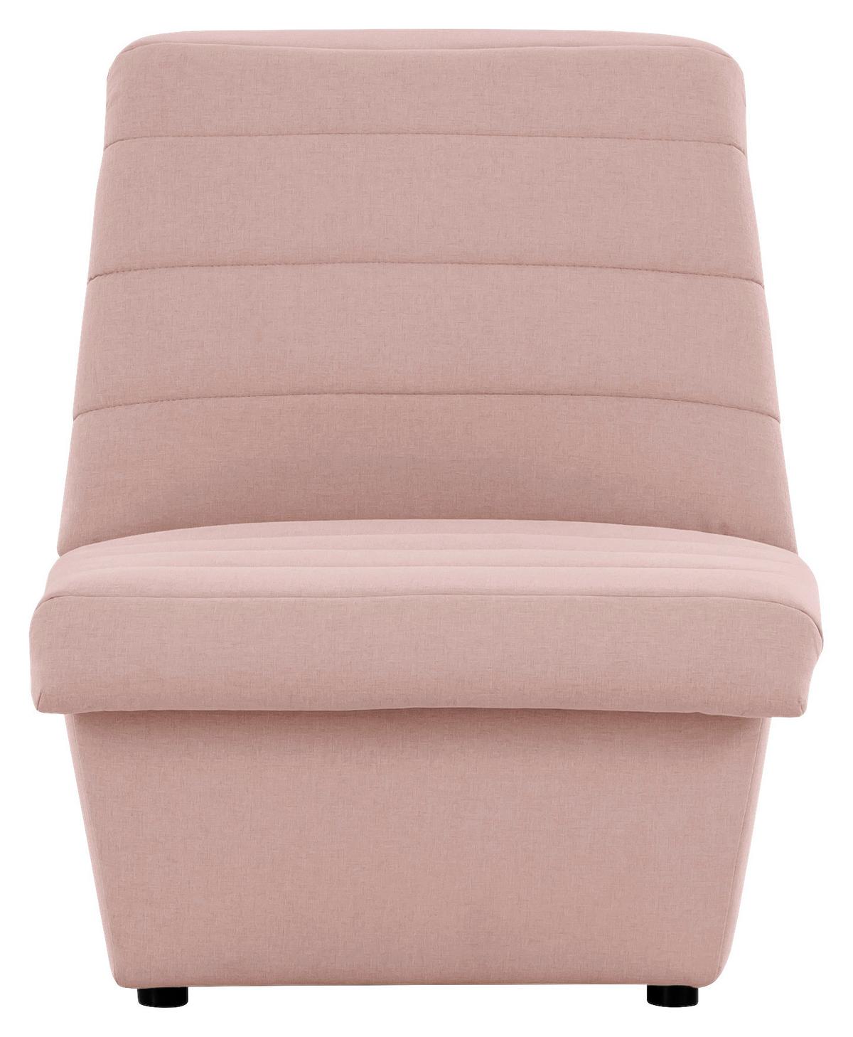 Sessel Looks Viii - Schwarz/Rosa, Design, Textil (72/92/103cm) - LOOKS by W.Joop