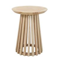Beistelltisch Naturfarben B: 40 cm - Naturfarben, Design, Holz (40/40/50cm) - MID.YOU
