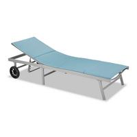 Napozóágypárna Meila Kb. 50/160cm - kék, Modern, textil - Luca Bessoni