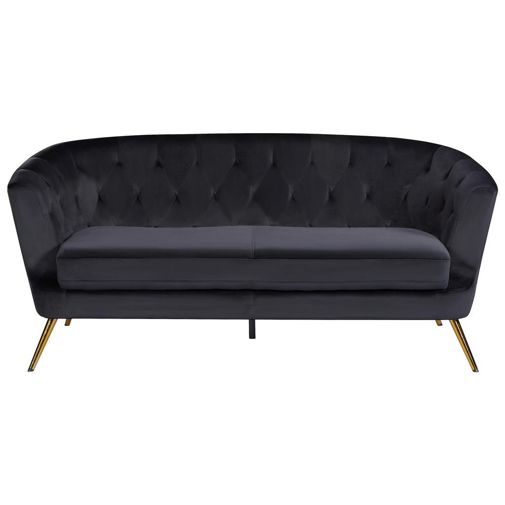 3-Sitzer-Sofa Lita Schwarz