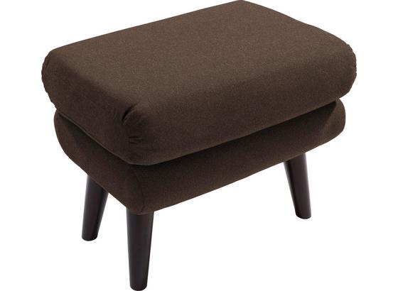Taburet Viborg - hnědá, Moderní, textilie (57/47/40cm) Taburet Viborg - hnědá, Moderní, textilie (57/47/40cm)